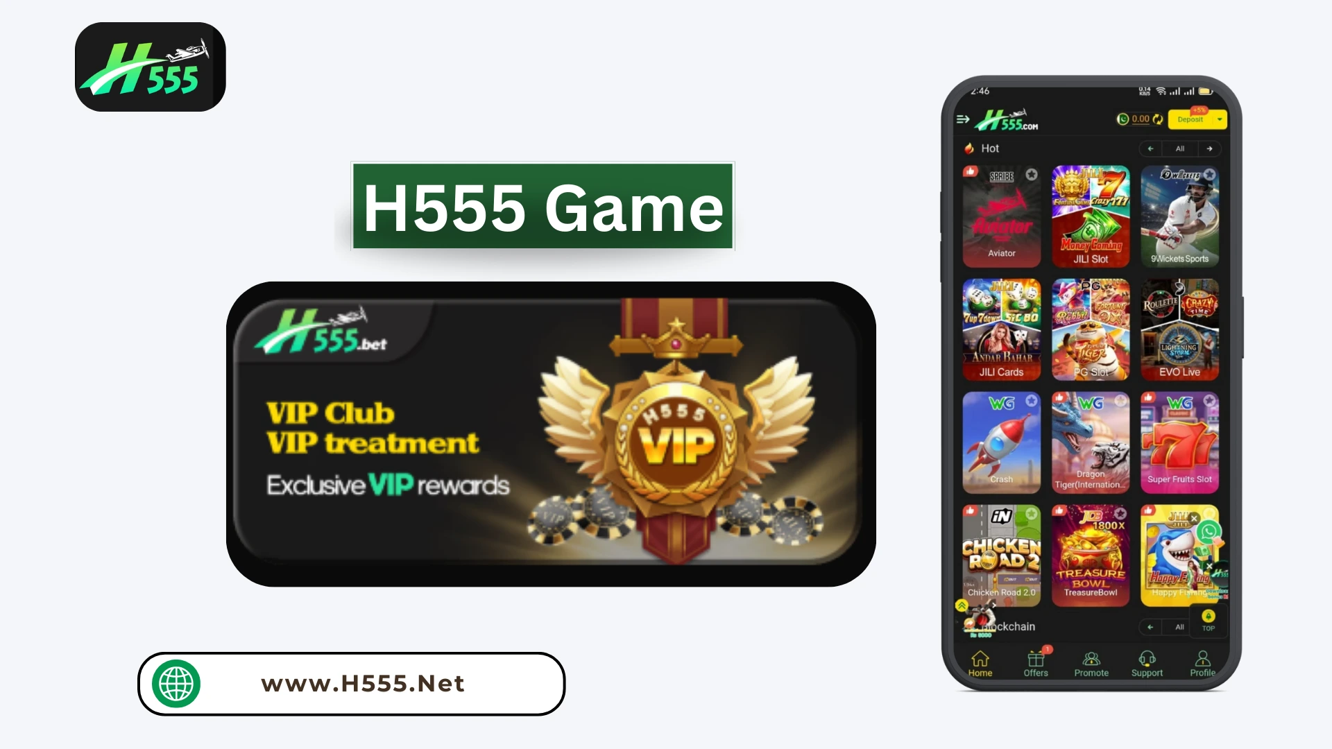 H555 Game VIP Club Exclusive Rewards and Bonuses