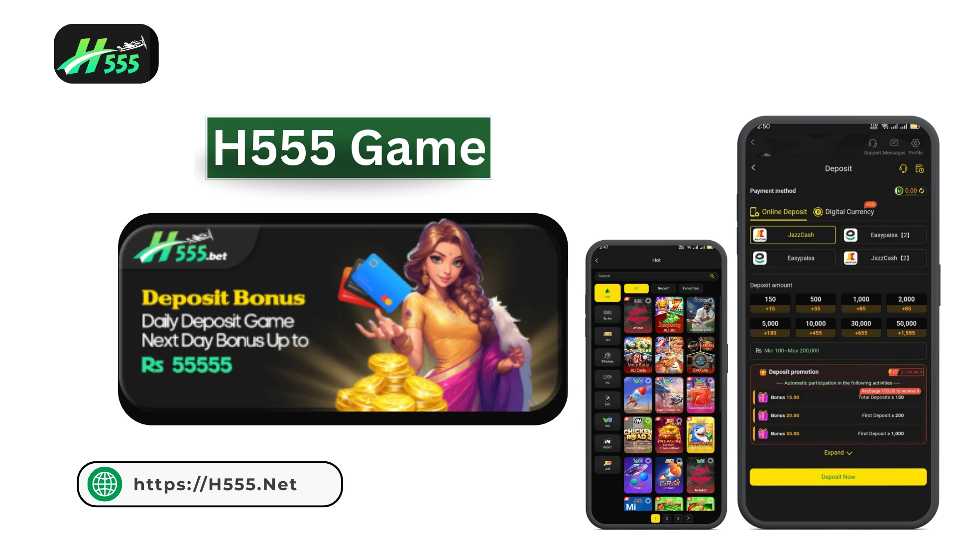 H555 Game Deposit Bonus – Get Extra Rewards on Every Deposit